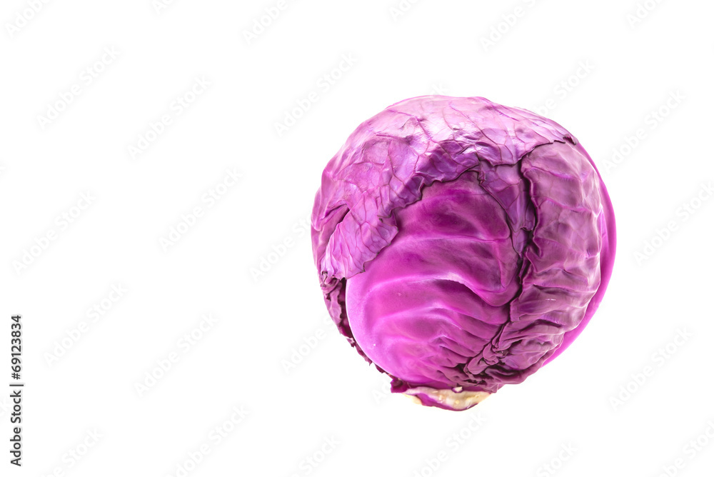 Cabbage isolated on white Cabbage isolated on white