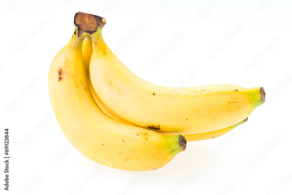 Banana isolated on white