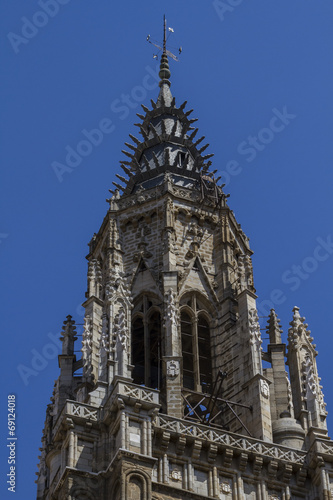 spirituality, facade of the Cathedral of Toledo, Spain