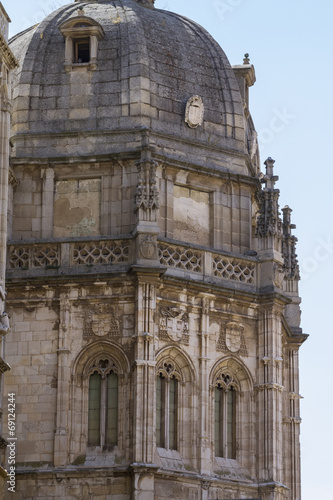 heritage, facade of the Cathedral of Toledo, Spain