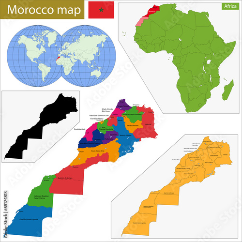 Morocco map