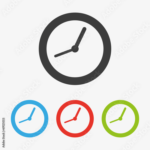 Clock symbol icon