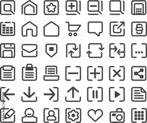 Icons Web linear