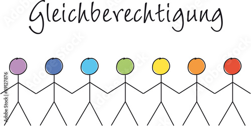 gleichberechtigung strichmenschen