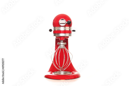 rote Küchenmaschine Frontansicht