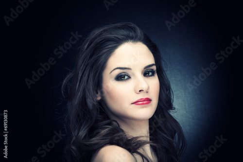 Wallpaper Mural portrait of a beautiful young woman Torontodigital.ca