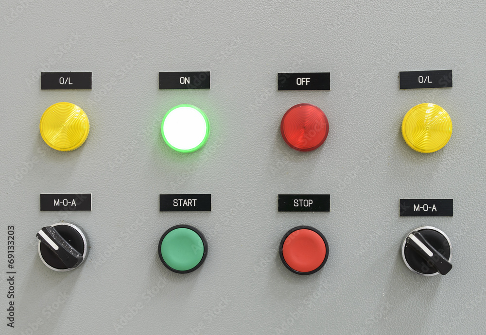 The fire control panel The fire control panel