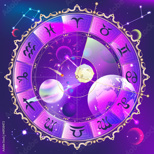 Horoscope circle