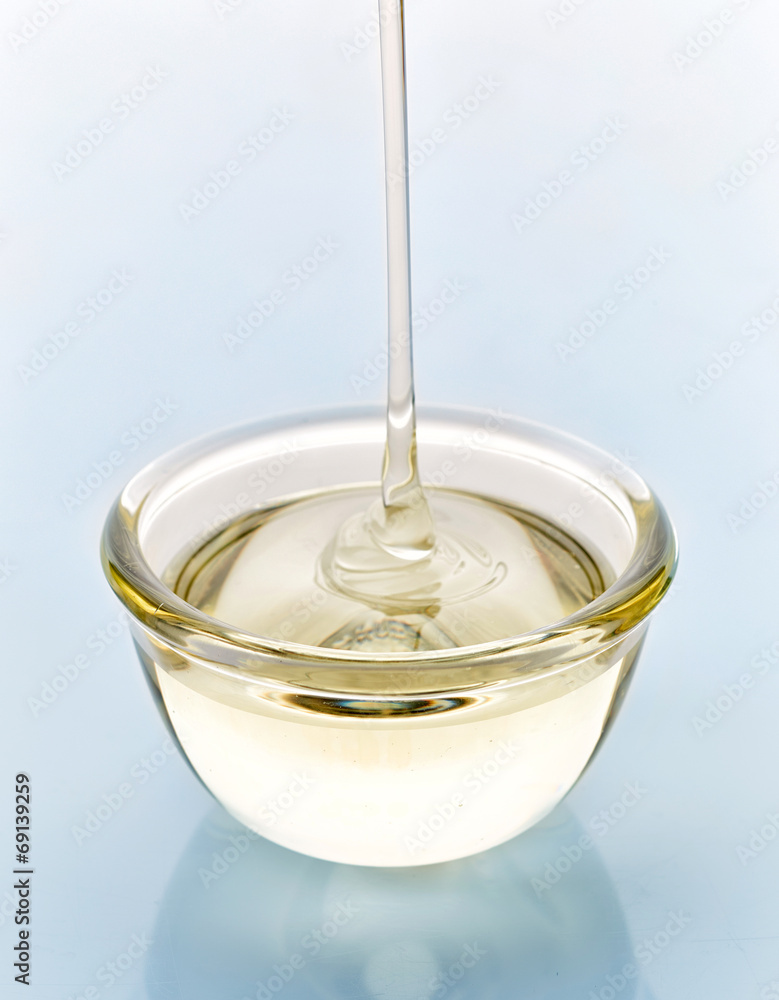 bowl of sugar syrup bowl of sugar syrup