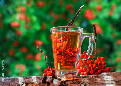 Bild auf Leinwand ashberry tea