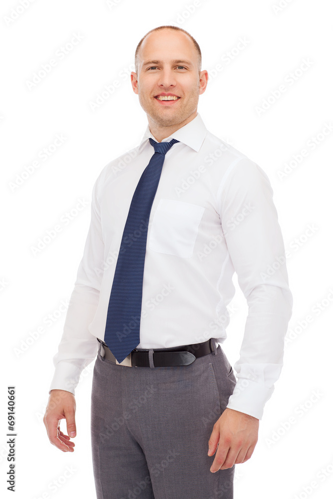 smiling businessman smiling businessman