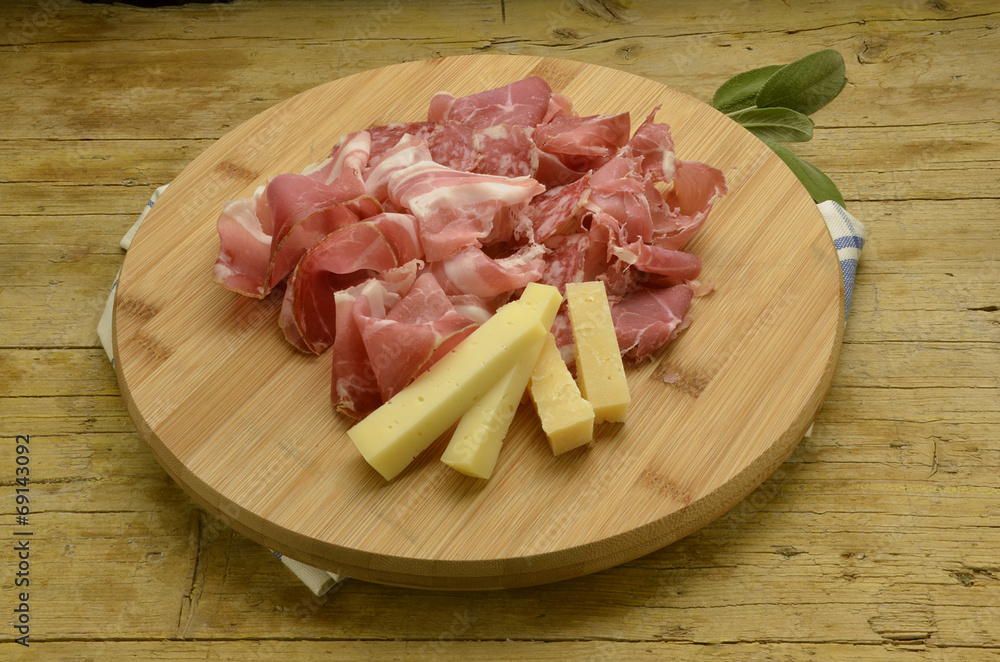 Antipasto di salumi e formaggi Cucina Italia 2015年世界博览会