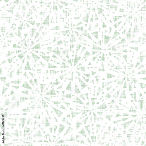 green abstract triangles textile texture seamless pattern