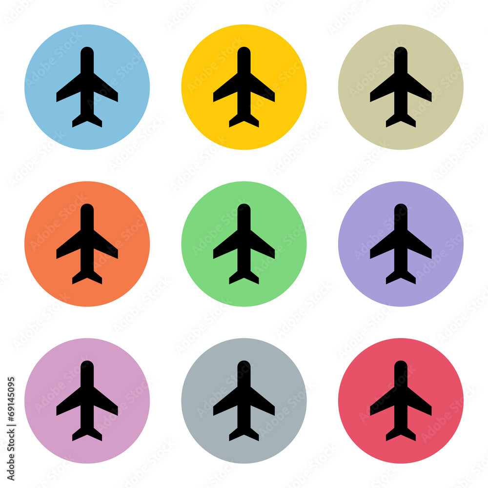 Obraz premium Flat App Icons