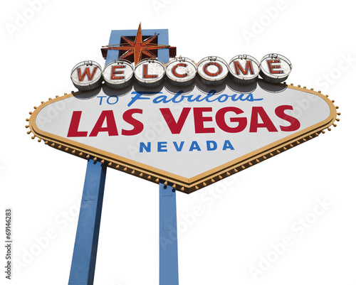 Las Vegas Sign Isolated © trekandphoto