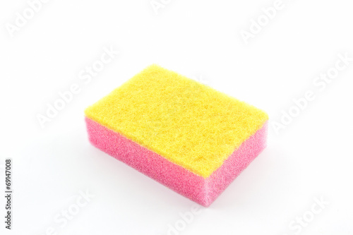 Dish washing sponge, household cleaning sponge.