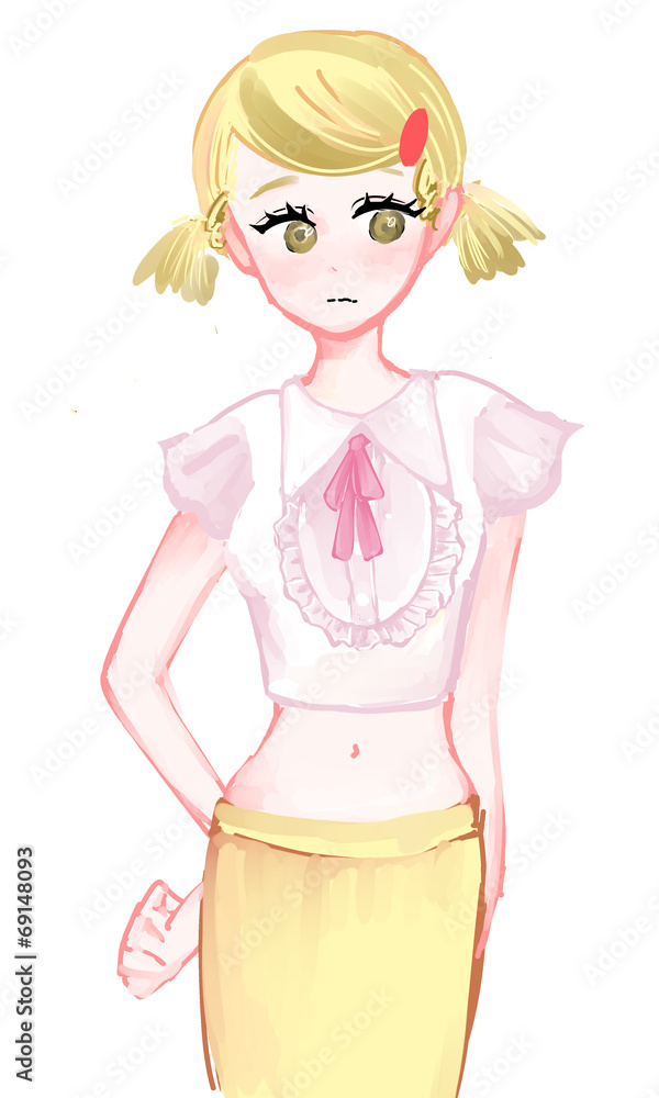 へそだし Stock イラスト Adobe Stock