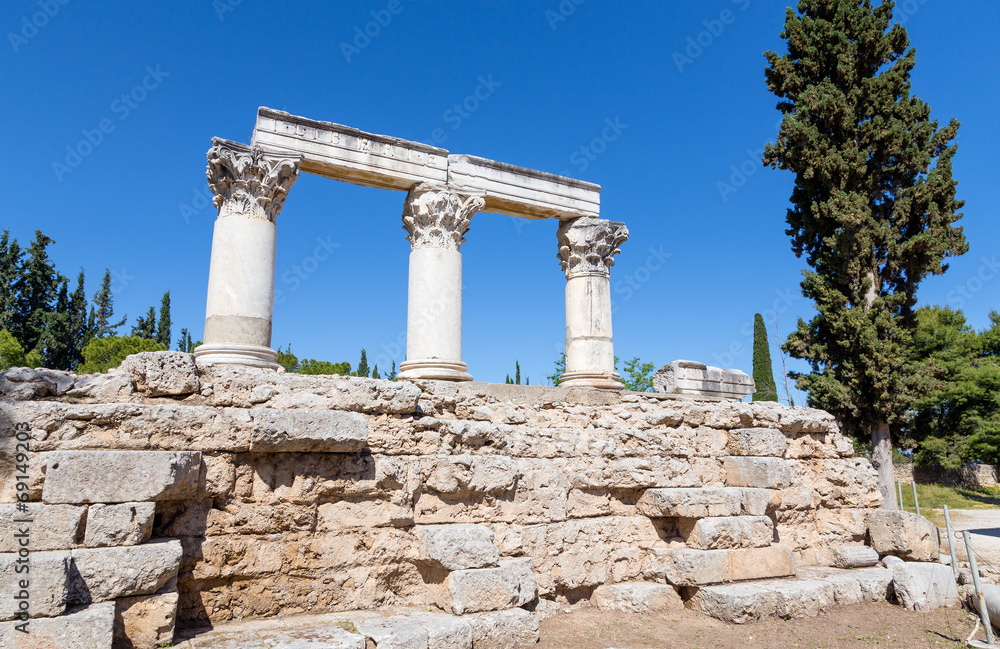 Temple E, Ancient Corinth, Greece