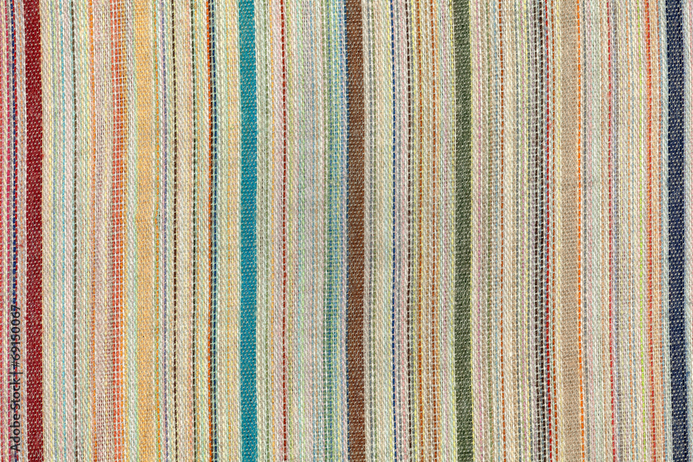 Photography Old striped fabric
