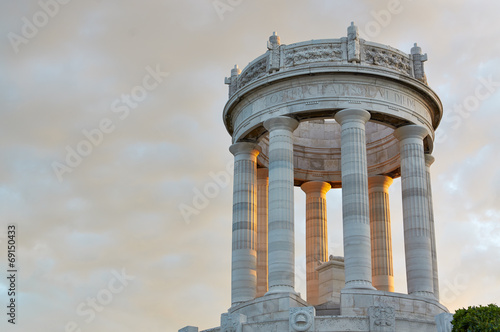 Εκτύπωση καμβά Passeto sunset Ancona Italy