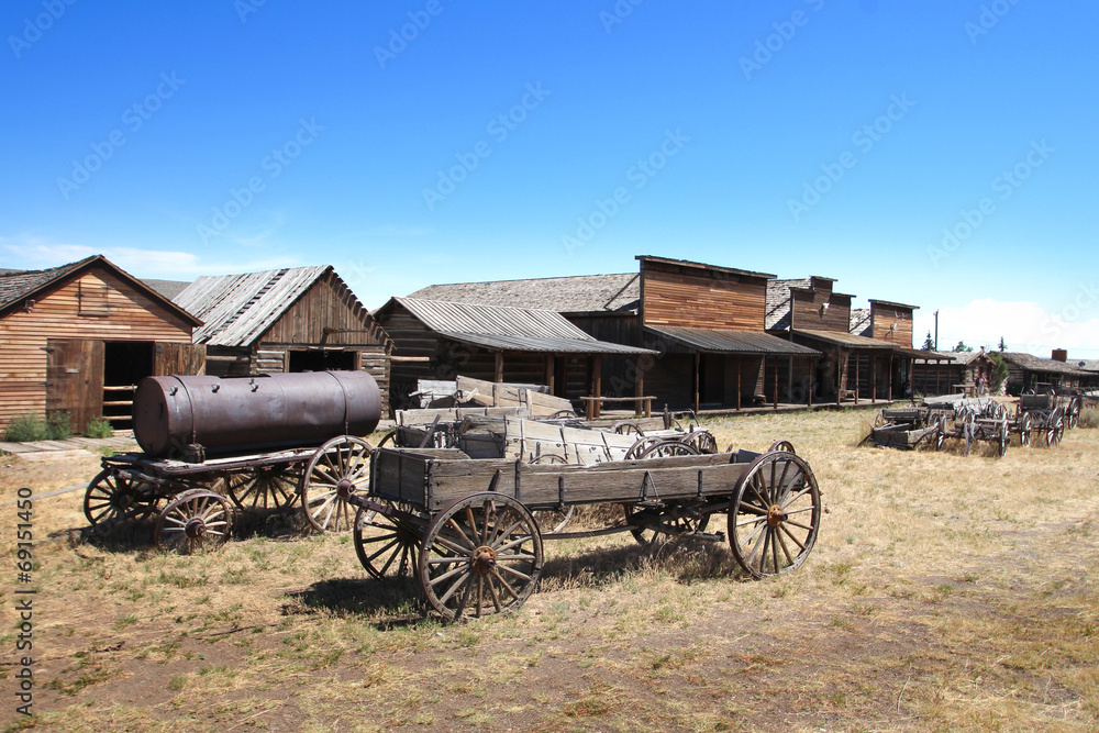 Fototapeta premium Ghost town - Cody / Wyoming,