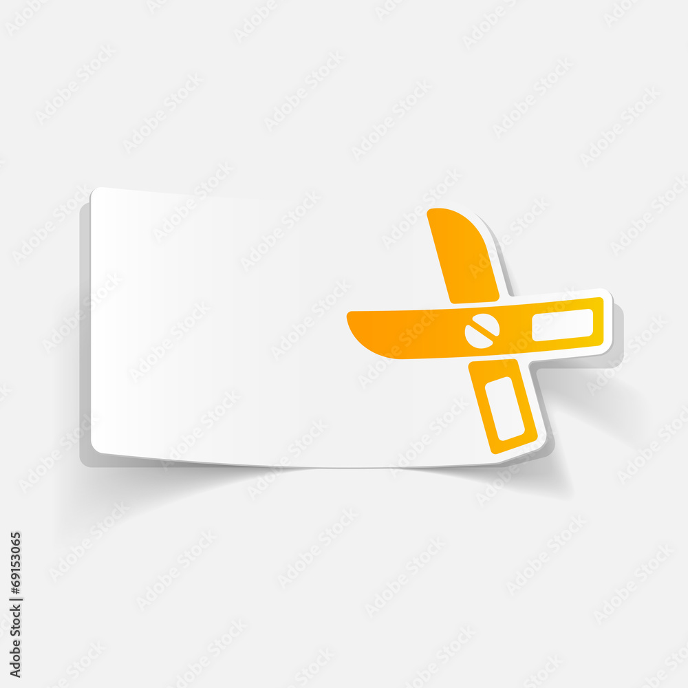 realistic design element: scissors realistic design element: scissors