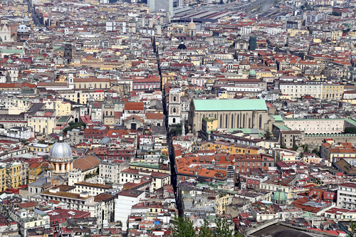 Panorama of Naples - Italy photo