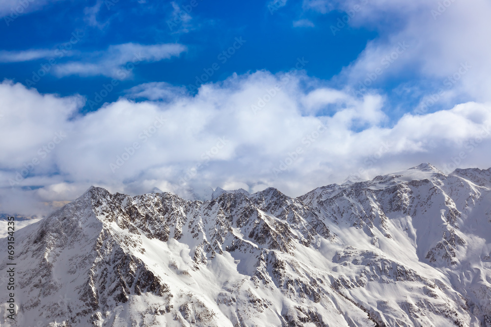 Mountains ski resort Solden Austria Mountains ski resort Solden Austria
