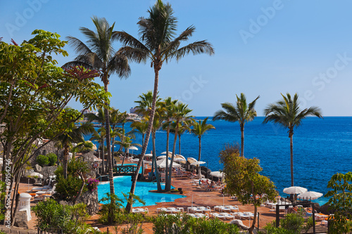 Pool at Tenerife island - Canary