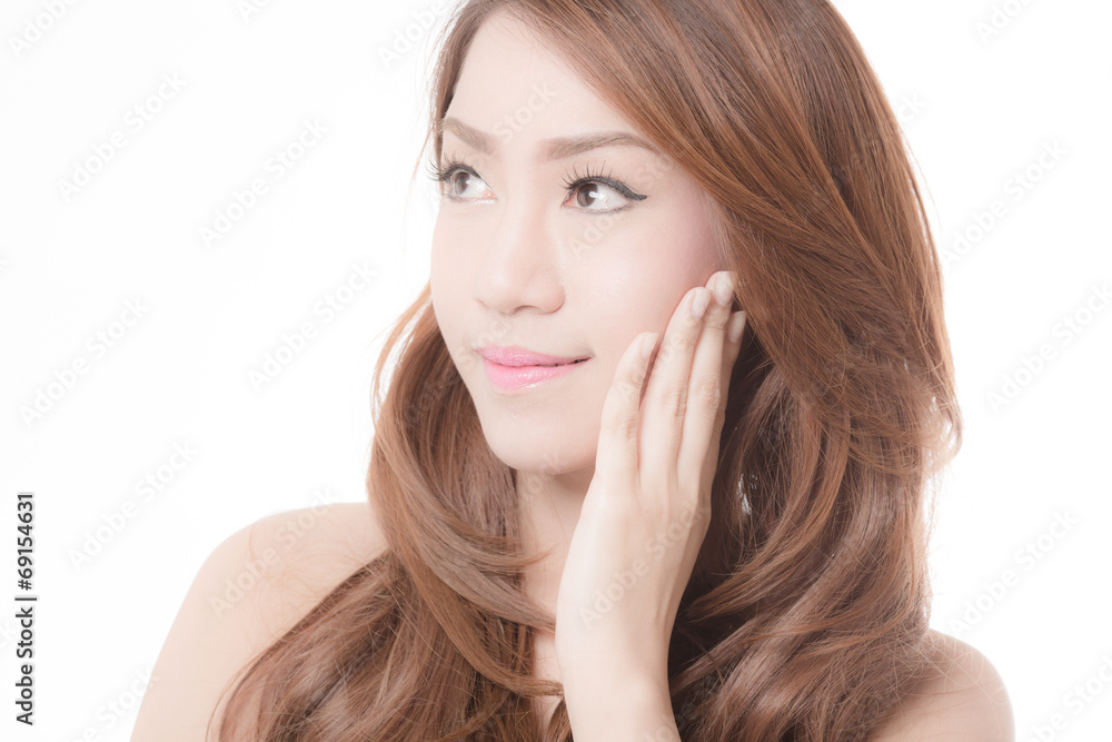 beautiful woman with perfect skin and face beautiful woman with perfect skin and face