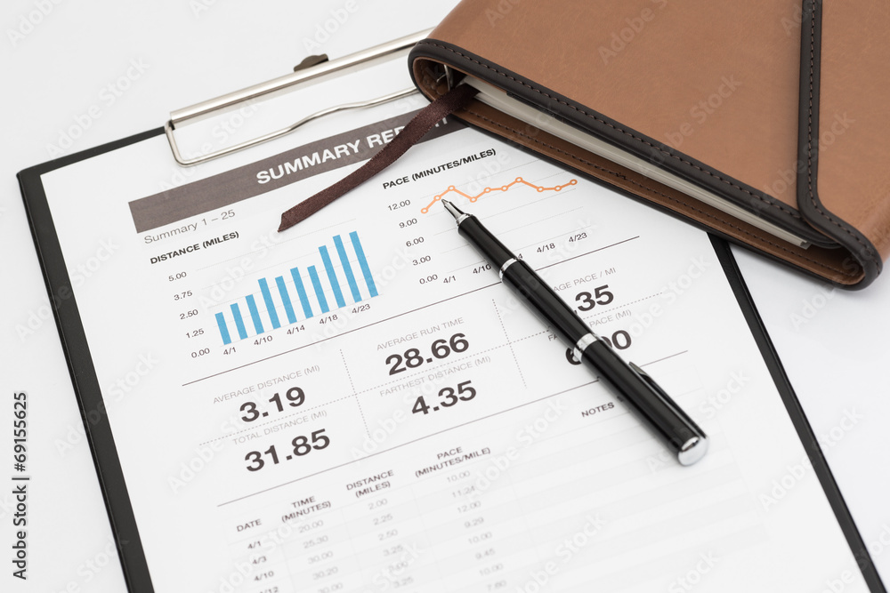 Showing business and financial report. Accounting Showing business and financial report. Accounting