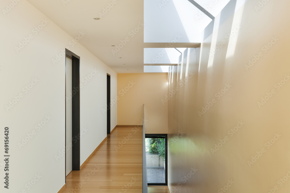 Fototapeta premium modern building, interior, empty corridor, passage