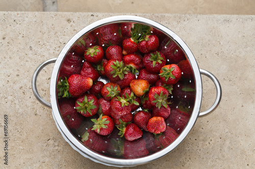 Fresh ripe strawberry