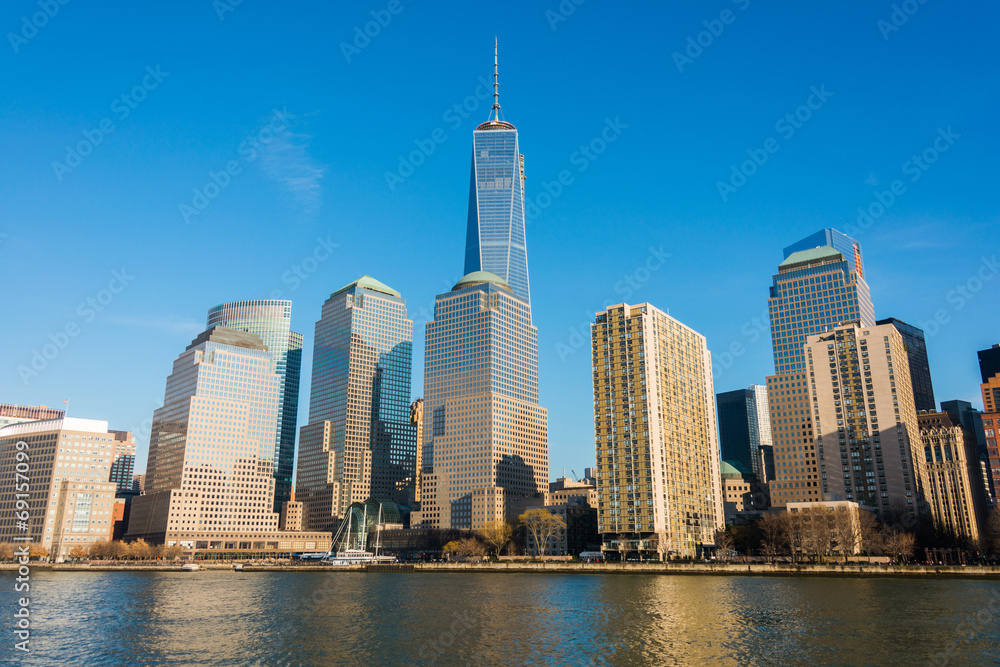 Panorama of downtown Manhattan Panorama of downtown Manhattan