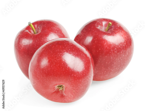 red apple isolated on white © ulkan