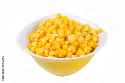 yellow corn in a bowl