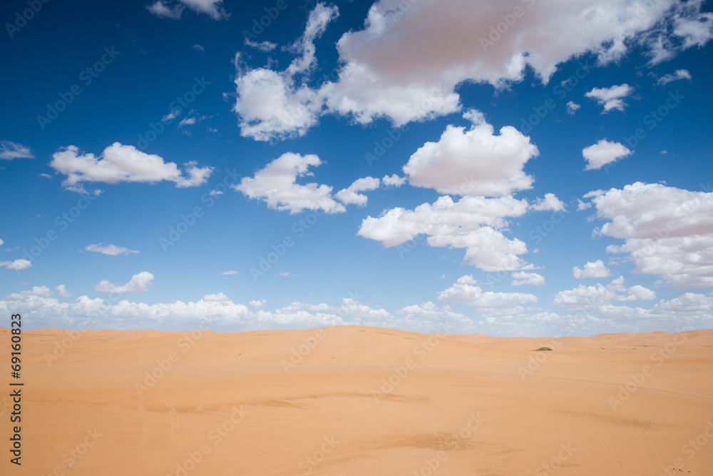 Tengger desert scenery,Inner Mongolia, China