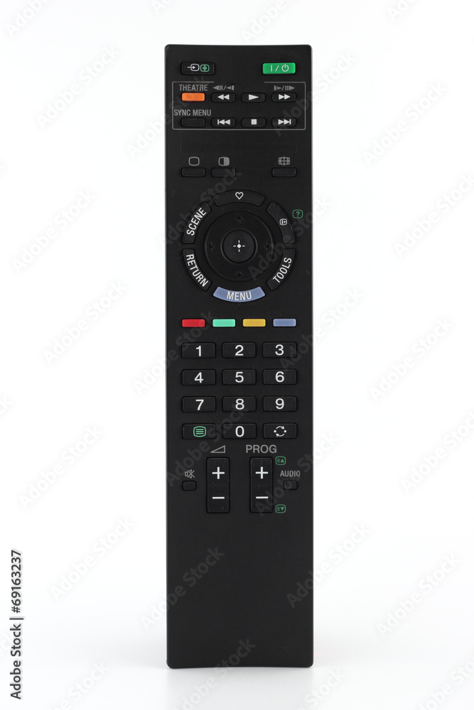 tv remote control isolated on white tv remote control isolated on white