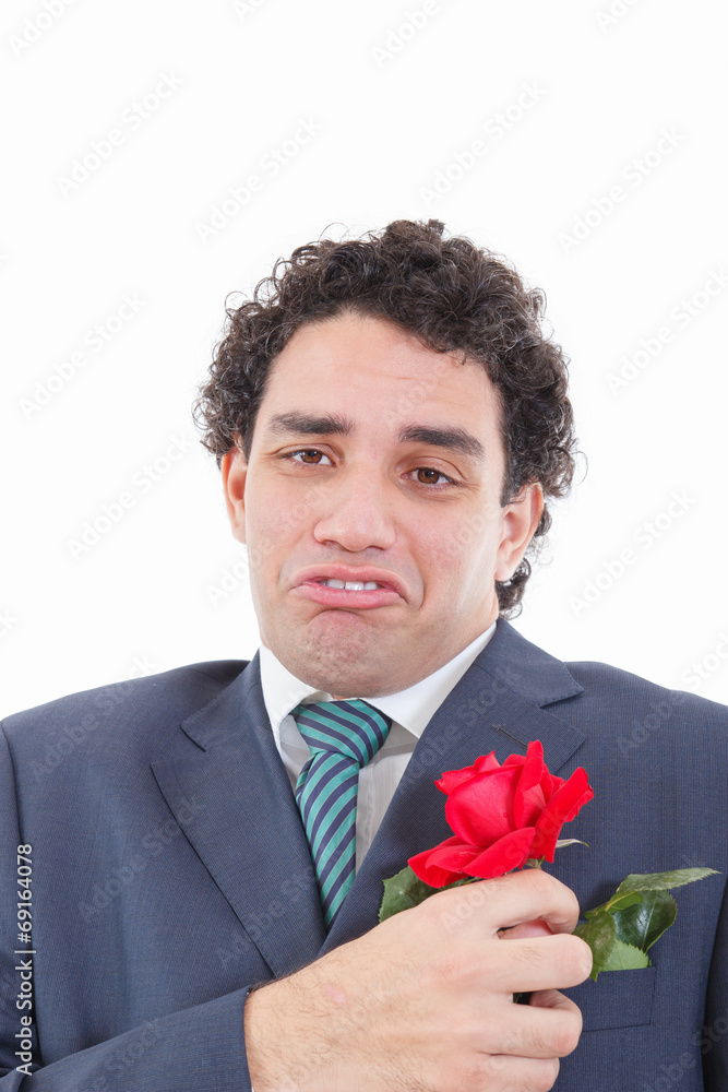 disappointed man in suit with weird geeky face expression showi disappointed man in suit with weird geeky face expression showi