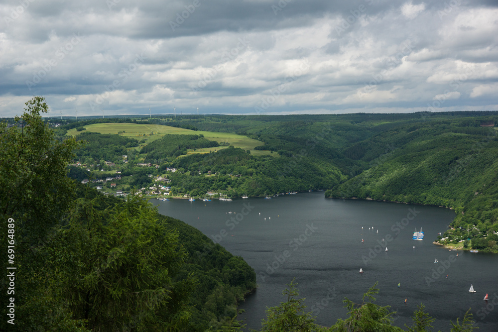 Rurtalsperre im Nationalpark Eifel