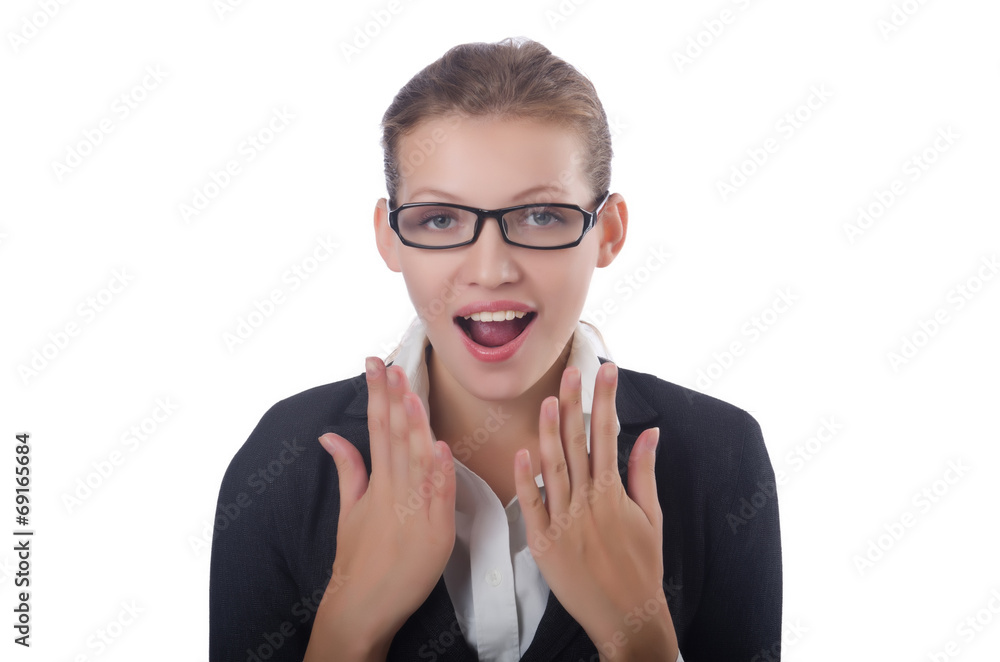 Woman businesswoman in business concept