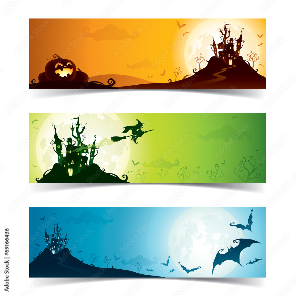 Obraz premium Halloween banner