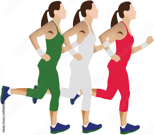 maratoneti tricolare