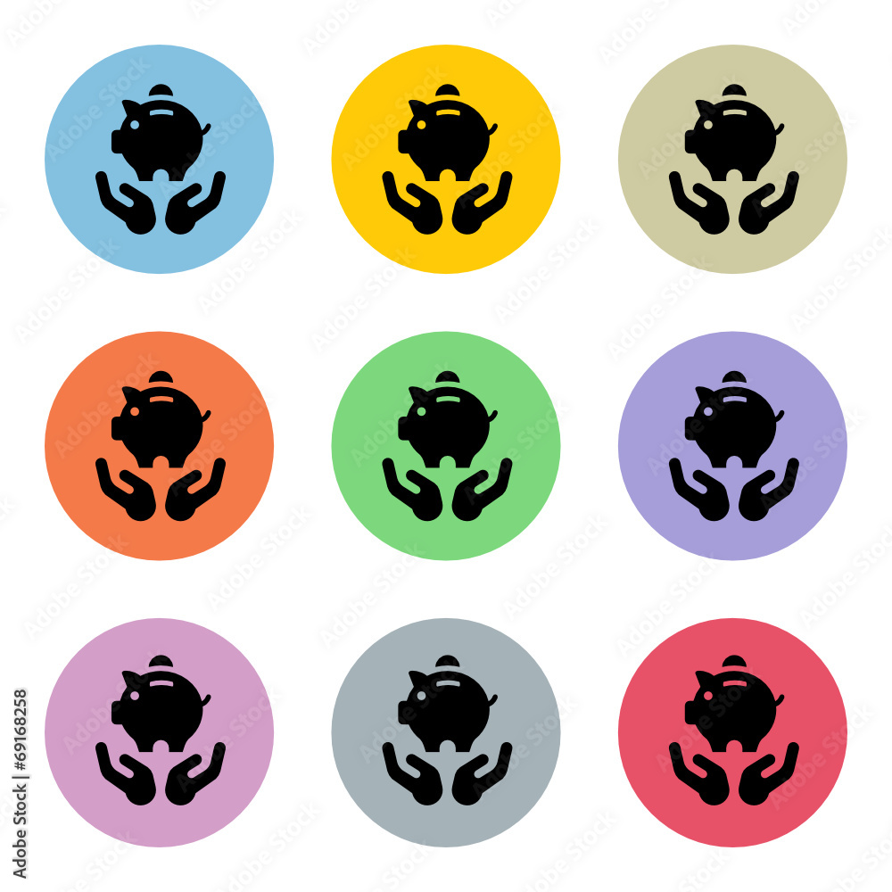 Flat Colorful Icon-Set Flat Colorful Icon-Set