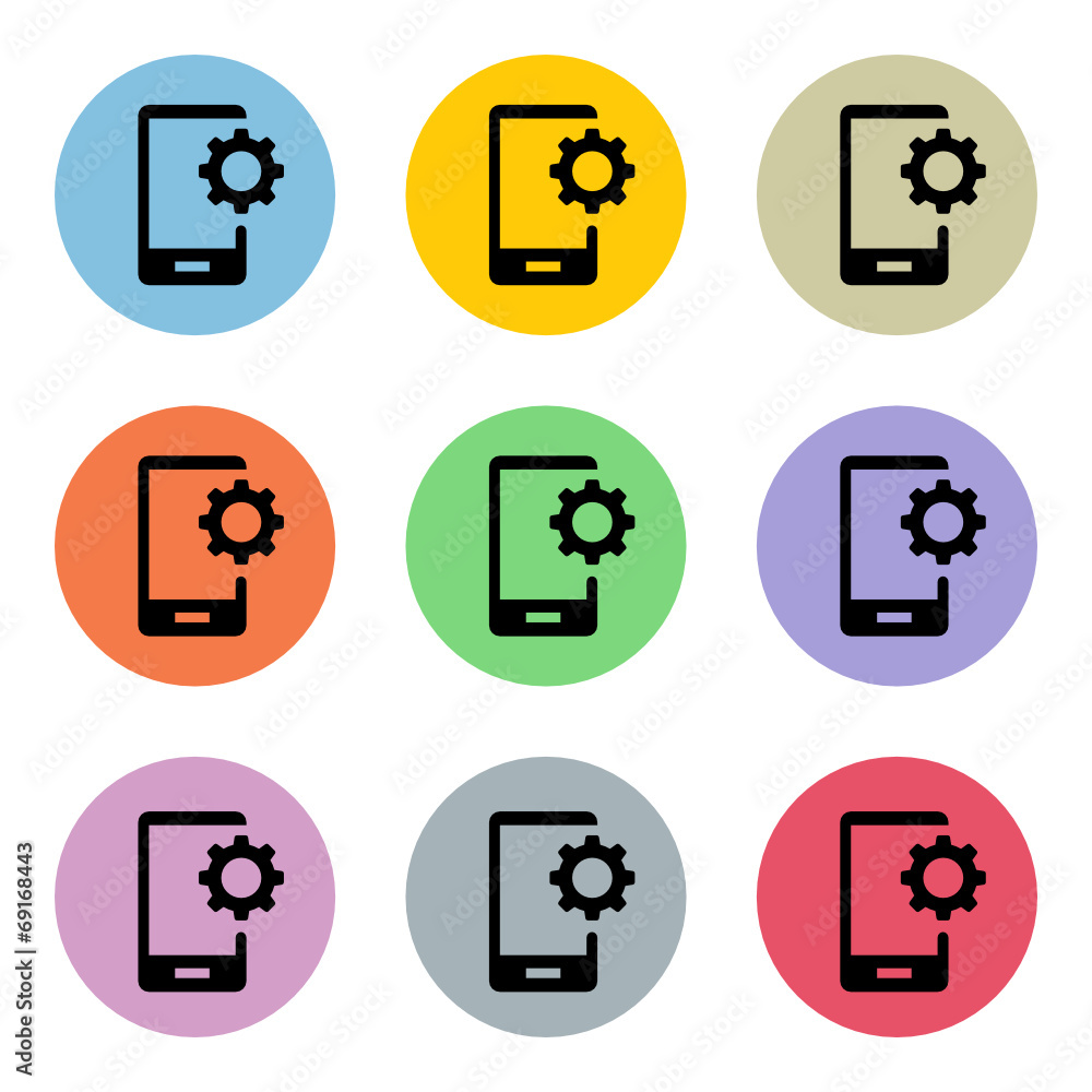Flat Colorful Icon-Set Flat Colorful Icon-Set