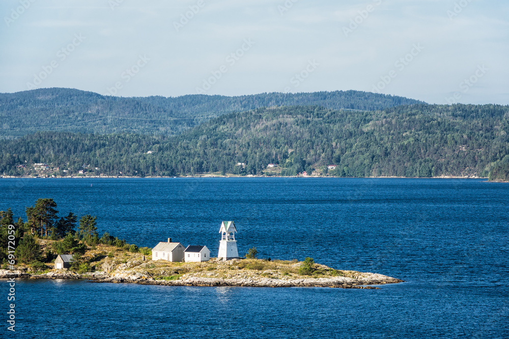 Leuchtturm im Oslofjord