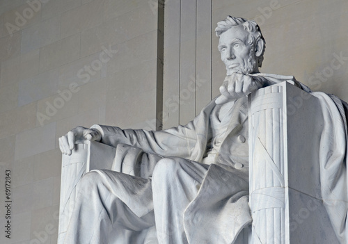 Abraham Lincoln Statue, Lincoln Memorial, Washington DC photo