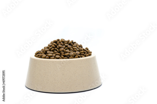 Dog food isolated