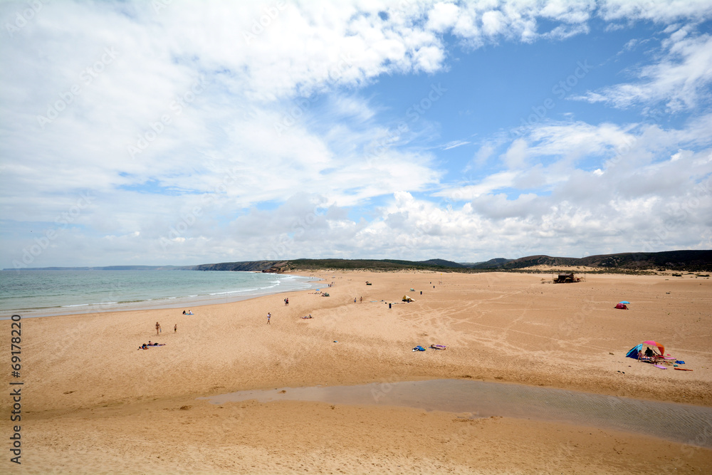 Praia da Bordeira, Beach near Carrapateira West coast Algarve Praia da Bordeira, Beach near Carrapateira West coast Algarve