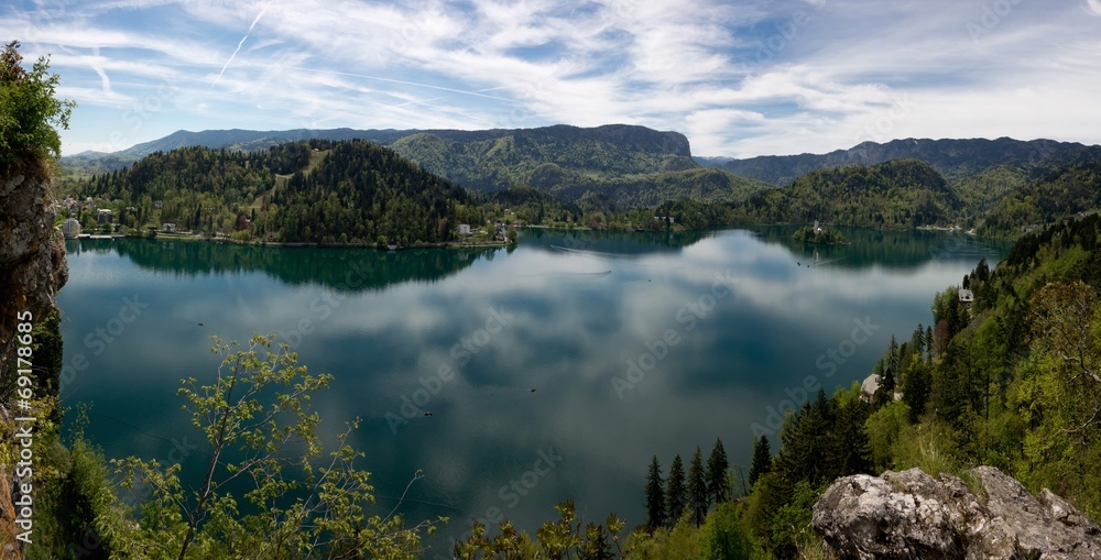 Panorama of Bled Lake